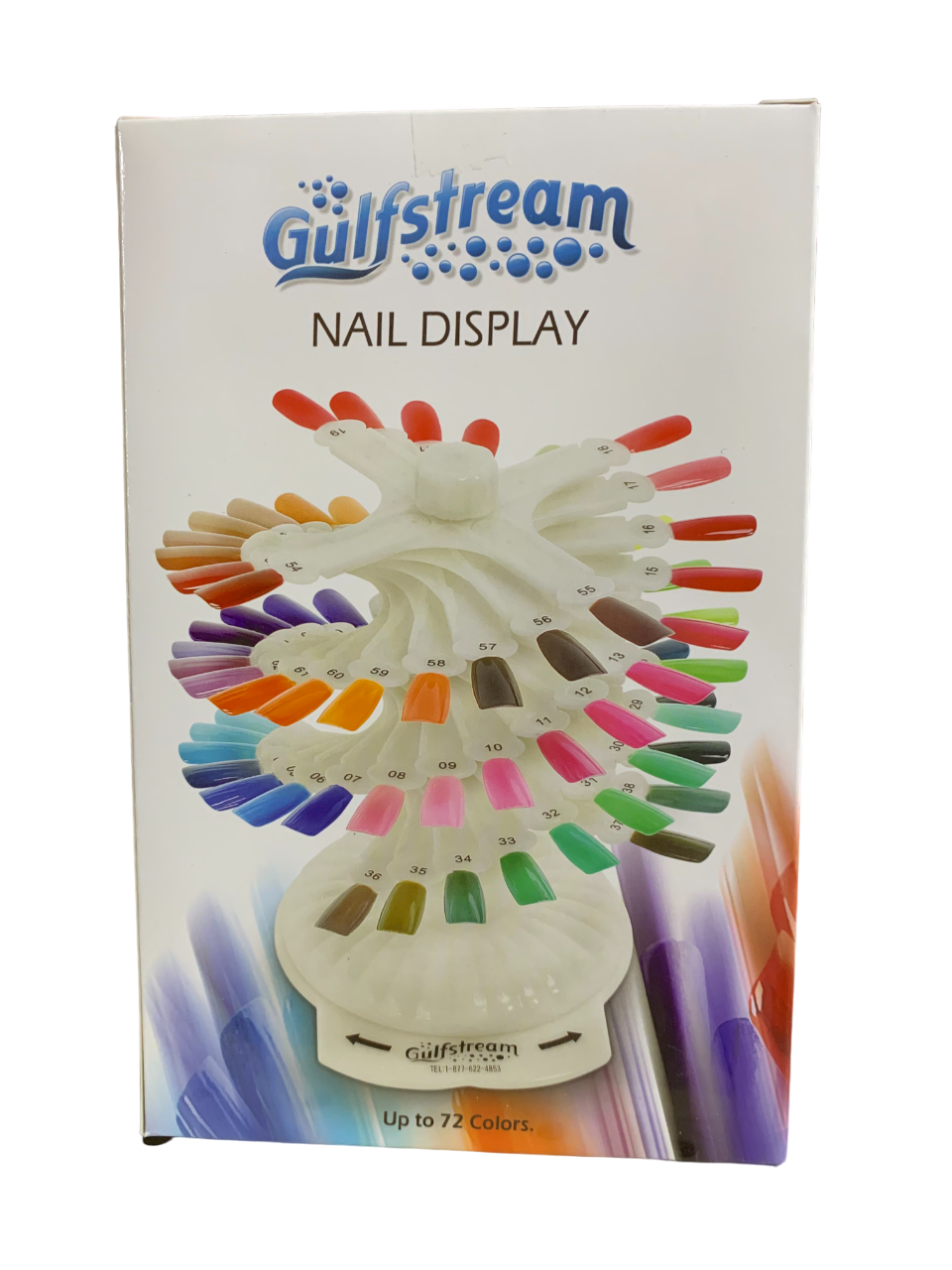 Gulfstream Nail Display 72 Colors